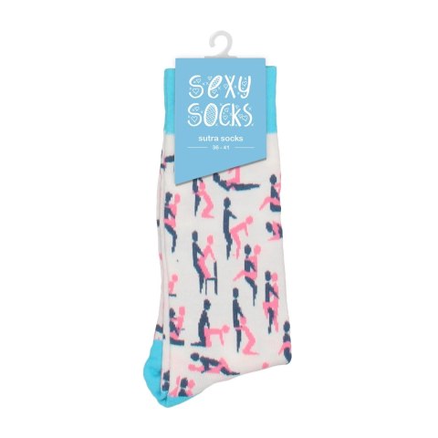 Shots Sutra Socks bawełniane skarpetki unisex EU 36-41 kolorowy wzor Sexy Socks by Shots