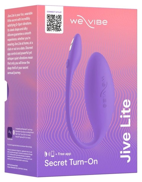 We-Vibe Jive Lite Purple - Model z Bluetooth, 10 trybow, silikon 10,2 cm We-Vibe