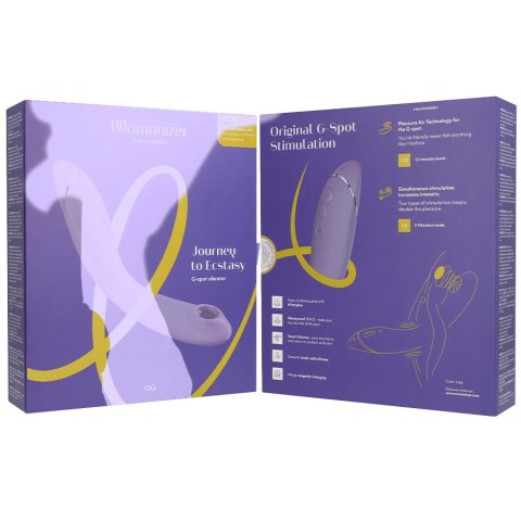 Womanizer OG G-Spot Lilac - stymulator powietrzny i wibracyjny IPX7 WOMANIZER