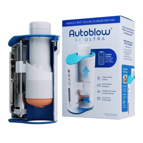 Autoblow AI Ultra - maszyna intymna z funkcją synchronizacji wideo Autoblow