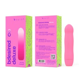 B Swish Bdesired Infinite Deluxe Pink - 5 Trybow, Wodoodporny, USB B Swish