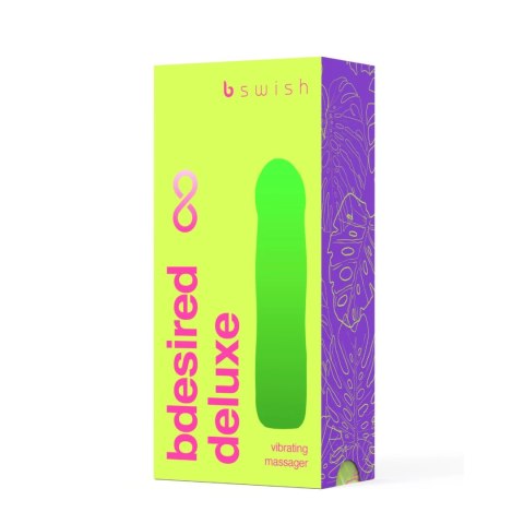 B Swish Bdesired Infinite Deluxe Wibrator 5 trybow zielony IPX7 B Swish