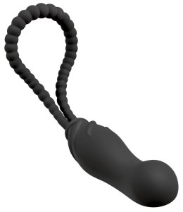 Black Velvets Perfect Fit czarne urządzenie intymne bez paskow 22 cm Black Velvets