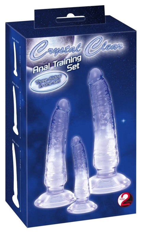 Crystal Clear Zestaw 3 Trenerow Anatomicznych Niebieskich Rożne Rozmiary Crystal