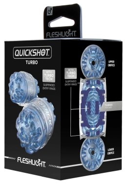 Fleshlight Quickshot Turbo Blue Ice kompaktowa maszyna intymna TPE Fleshlight