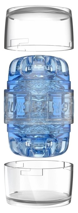 Fleshlight Quickshot Turbo Blue Ice kompaktowa maszyna intymna TPE Fleshlight