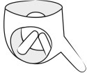 Late X Majtki Lateksowe z Trzema Elementami Anatomicznymi Czarny S-L Late X