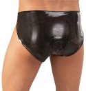 Late X Slipy lateksowe z anatomicznym elementem czarne M/L Late X