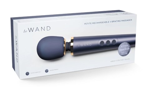 Le Wand Petite Navy - Masażer osobisty, 6 trybow, kompaktowy rozmiar Le Wand