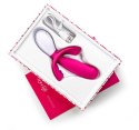 Lovelife Adventure 2 masażer potrojny silikonowy rożowo-biały USB Lovelife by OhMiBod