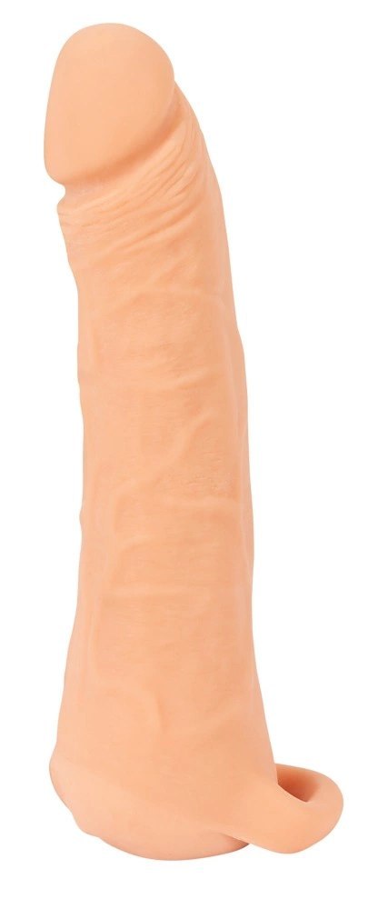 Nature Skin 2w1 System Intymny Przedłużający i Rękaw LARGE TPE 23,8 cm Nature Skin