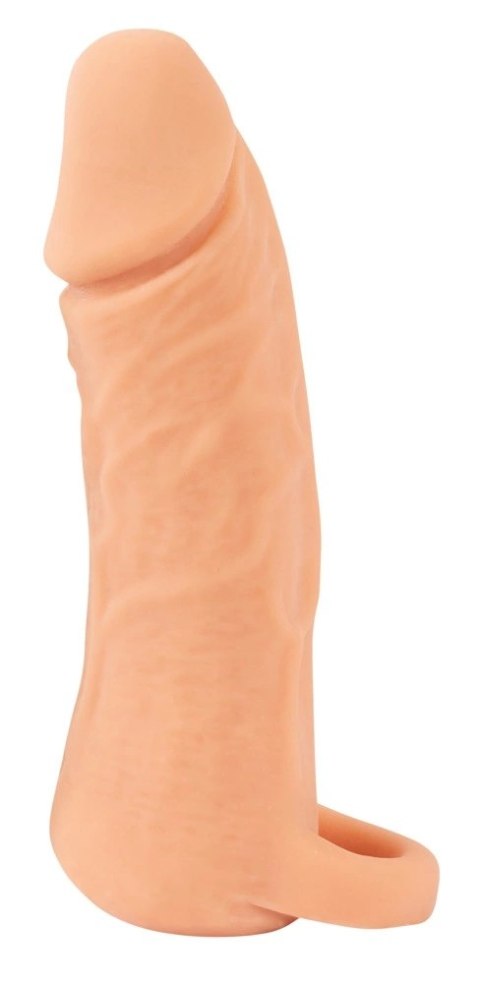 Nature Skin Medium - System 2w1 Przedłużający i Intymny Rękaw TPE 18,5 cm Nature Skin