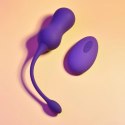 Playboy Pleasure Double Time - Wibrujące kulki Kegla z pilotem, silikon Playboy