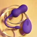 Playboy Pleasure Double Time - Wibrujące kulki Kegla z pilotem, silikon Playboy