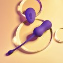 Playboy Pleasure Double Time - Wibrujące kulki Kegla z pilotem, silikon Playboy
