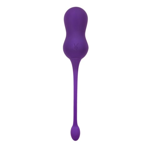Playboy Pleasure Double Time - Wibrujące kulki Kegla z pilotem, silikon Playboy