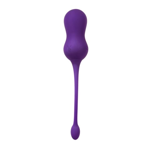Playboy Pleasure Double Time - Wibrujące kulki Kegla z pilotem, silikon Playboy