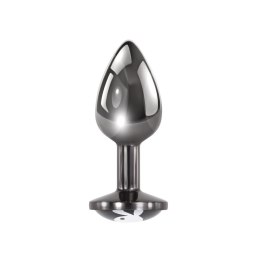 Playboy Pleasure Tux Aluminium Plug Small - elegancki korek metalowy Playboy