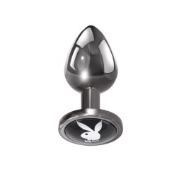 Playboy Pleasure Tux Aluminium Plug Small - elegancki korek metalowy Playboy
