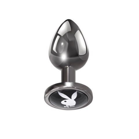 Playboy Pleasure Tux Aluminium Plug Small - elegancki korek metalowy Playboy