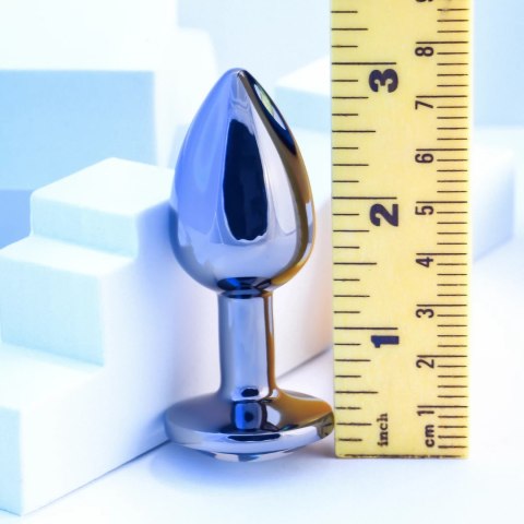 Playboy Pleasure Tux Aluminium Plug Small - elegancki korek metalowy Playboy