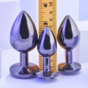 Playboy Pleasure Zestaw 3 metalowych zatyczek treningowych hematyt Playboy
