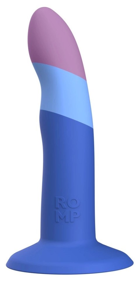 ROMP Piccolo Faliste Dwukolorowe Silikonowe Akcesorium 14 cm Przyssawka ROMP
