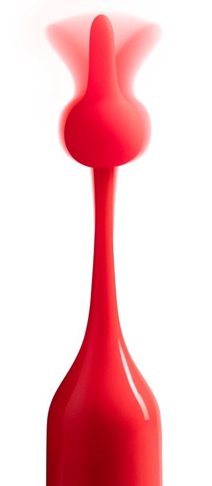 ROMP Pop Mini urządzenie wibrujące 2 wymienne końcowki silikonowe 14,5cm ROMP