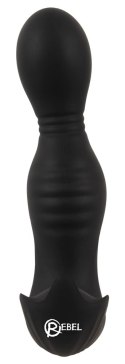 Rebel RC Prostate Massager - Głowka Obrotowa, 9 Trybow, Pilot, Czarny Rebel
