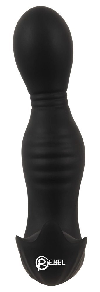 Rebel RC Prostate Massager - Głowka Obrotowa, 9 Trybow, Pilot, Czarny Rebel