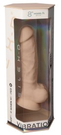 SilexD Model 8 Vibration z pilotem - elastyczny silikonowy, 20 cm SILEXD