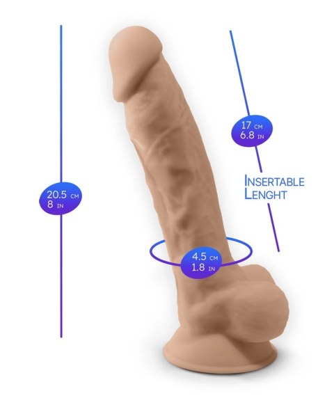 SilexD Model 8 Vibration z pilotem - elastyczny silikonowy, 20 cm SILEXD