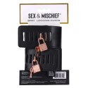 Sportsheets Sex & Mischief Brat kajdanki czarne skora wegańska regulowane Sportsheets
