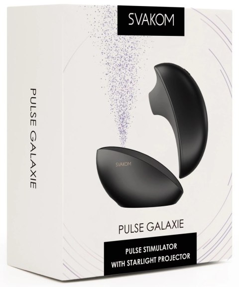 Svakom Pulse Galaxy Black - stymulator falowy z projektorem gwiazd SVAKOM
