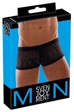 Svenjoyment Bokserki Męskie XL Koronka Czarna Elastyczne Zapięcie Svenjoyment