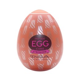 Tenga Egg Cone II - elastyczny model intymny, brązowy, 70 mm Tenga