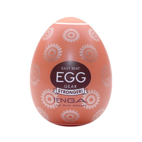 Tenga Egg Gear II - kompaktowa maszyna intymna o spiralnej teksturze Tenga