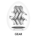 Tenga Egg Gear II - kompaktowa maszyna intymna o spiralnej teksturze Tenga