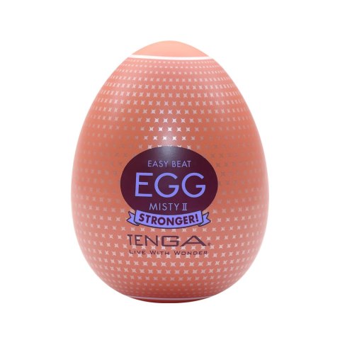 Tenga Egg Misty II - kompaktowa maszyna intymna, brązowe opakowanie Tenga