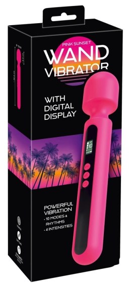 You2Toys Pink Sunset Display Wand z cyfrowym panelem, 10 trybow, 29,8 cm You2Toys