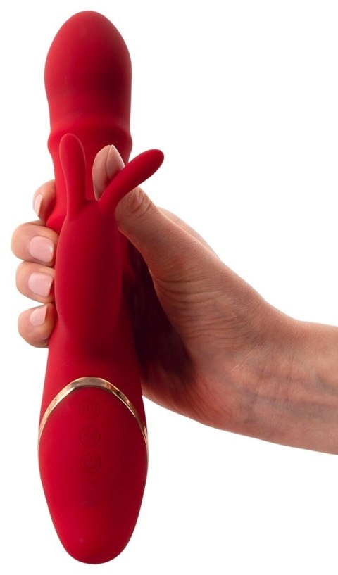 You2Toys Podwojny Wibrator Kroliczek 3 Ruchome Pierścienie Wodoodporny You2Toys