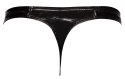 Black Level Stringi męskie L czarne połysk anatomiczne dopasowanie Black Level