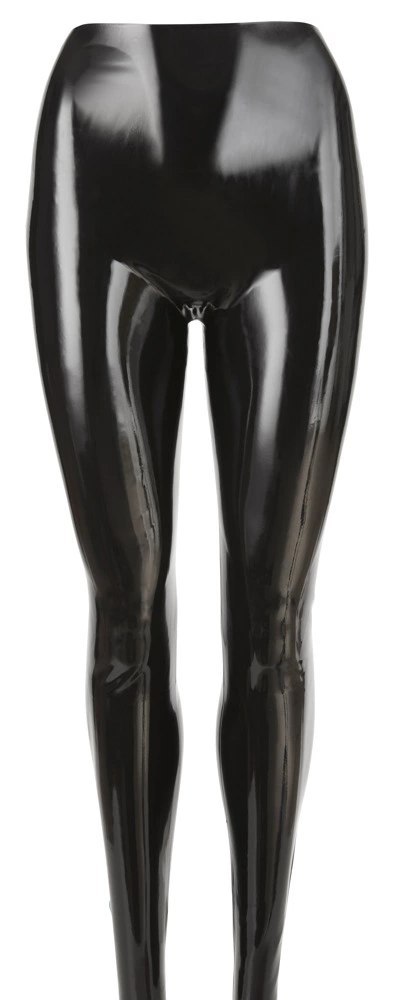 Late X Rajstopy Lateksowe Czarny L - Anatomiczny Kroj, 4 mm Late X