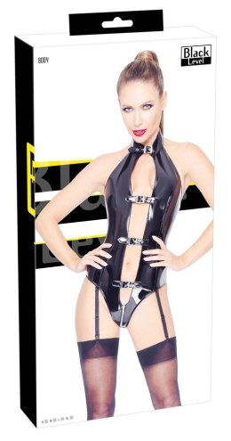 Black Level Body Vinylowe z Zamkiem Dwukierunkowym i Szelkami M Black Level