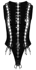 Black Level Body Winylowe Sznurowane Czarny Połysk S Black Level