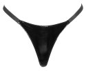Black Level Stringi Vinylowe Czarny Połysk S/M Klasyczne Black Level
