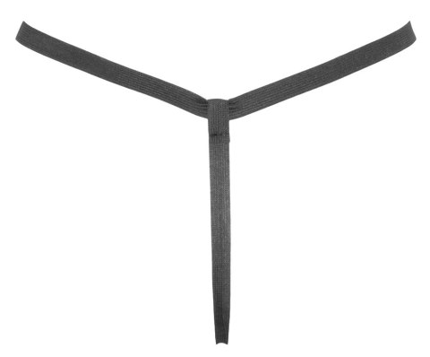 Black Level Stringi Vinylowe Czarny Połysk S/M Klasyczne Black Level