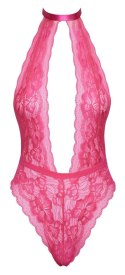 Kissable Body L/XL rożowe koronkowe elastyczne z wiązaniem na szyi Kissable