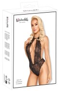 Kissable Body z Czarną Koronką L/XL - Styl Halterneck, Ozdoby Kissable