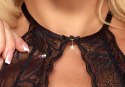 Kissable Body z Czarną Koronką L/XL - Styl Halterneck, Ozdoby Kissable